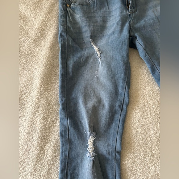 Always Friday Women’s Light Blue Ankle Jeans Size 11 - Picture 4 of 14